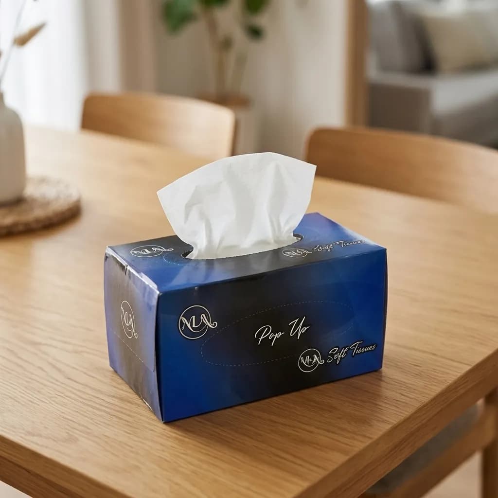 MA Soft Pop Up Facial Tissues (Imported) - 150 Pcs, 2-Ply