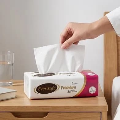 Ever Soft Premium Perfumed Soft Tissue 2 Ply – Pink Pack of 6 | 550 Each