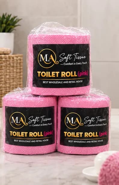 MA Soft Tissue Toilet Roll – Pink (Single Pack)(Local)